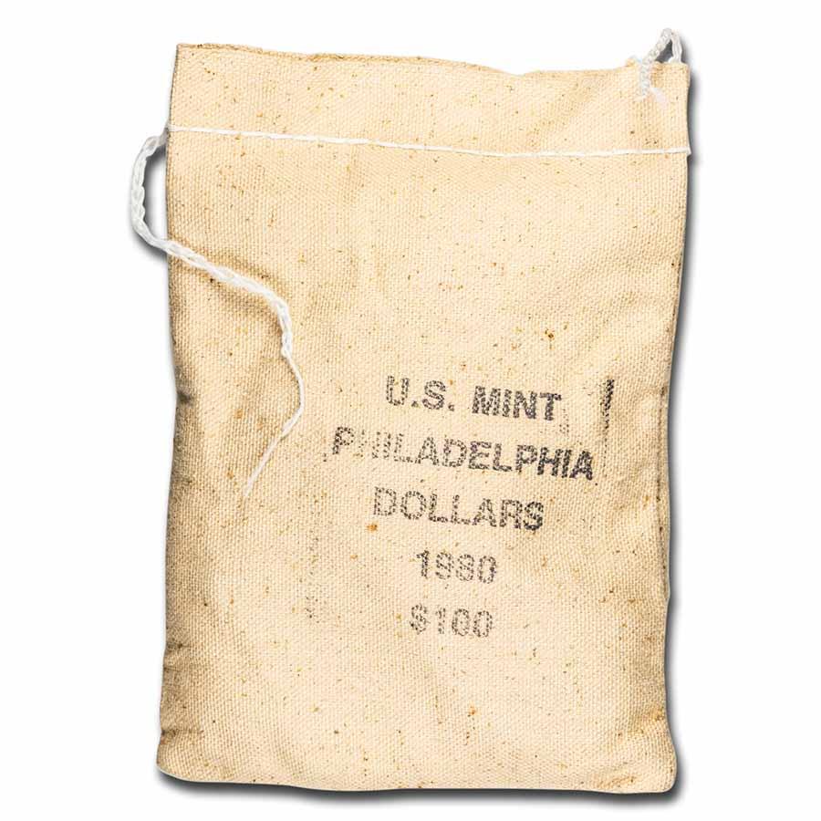 1980-P SBA 100-Coin Sealed Bag BU: 1980-P SBA 100-Coin Sealed Bag BU Product ID: 40315 Year: 1980 Grade: Brilliant Unc Grade Service: None Denomination: $1.00 Mint Mark: P - Philadelphia Metal Content: 0 troy oz P