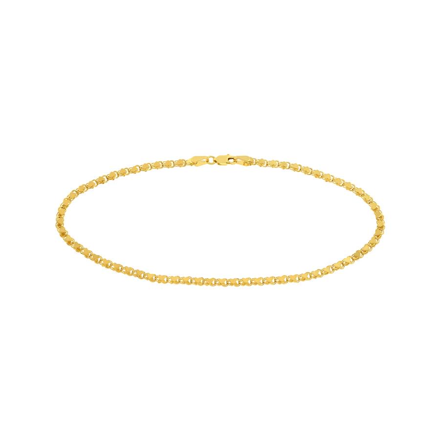 14K Yellow Gold 3mm Mirror Rope Chain - 10 in.: 14K Yellow Gold 3mm Mirror Rope Chain - 10 in. Product Id: 242622 Purity: 14K Finish: Polished Length Of Item: 10in Clasp/Connector: Lobster