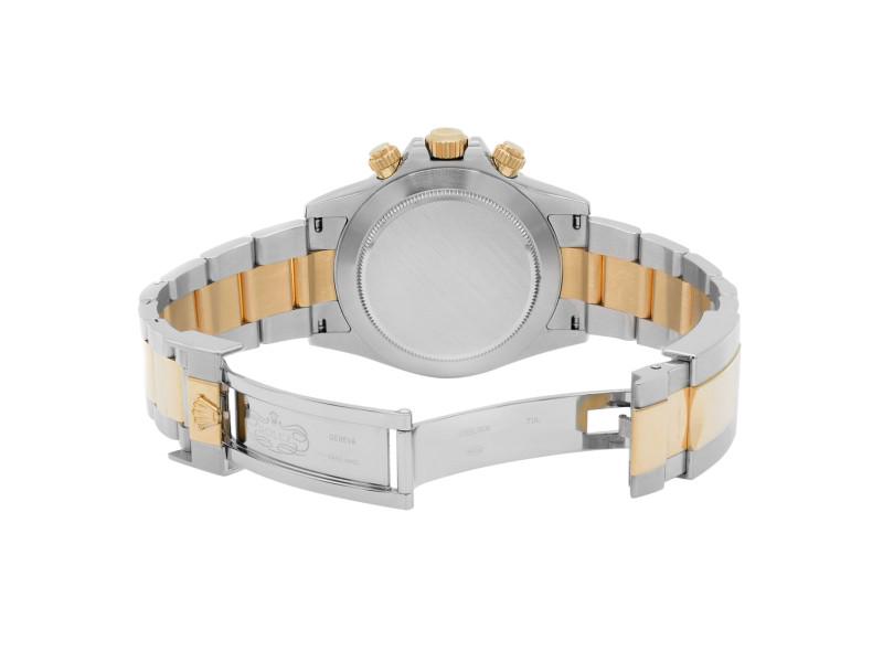 Rolex Daytona Steel 18K Yellow Gold Black Dial Mens Automatic Watch: Rolex Daytona Steel 18K Yellow Gold Black Dial Mens Automatic Watch Product Code: 144506786660-E Brand: Rolex Condition: Pre-Owned Model: Rolex Daytona 116503 Item Details:Band Color: GoldBand Materia