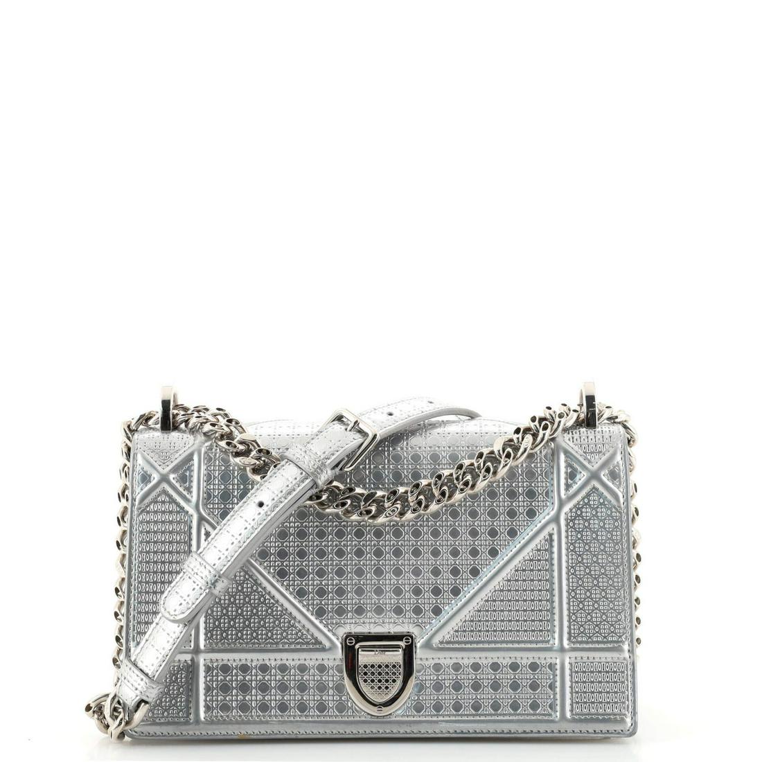 Dior calfskin diorama top flap small bag