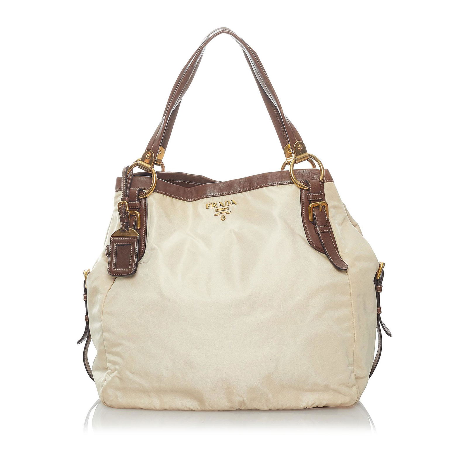 Prada Tessuto Tote Bag: Prada Tessuto Tote Bag Founded by Mario Prada in 1913, the Italian fashion label of Prada is renowned for its original, yet practical designs. Each piece of the collection is meticulously crafted with