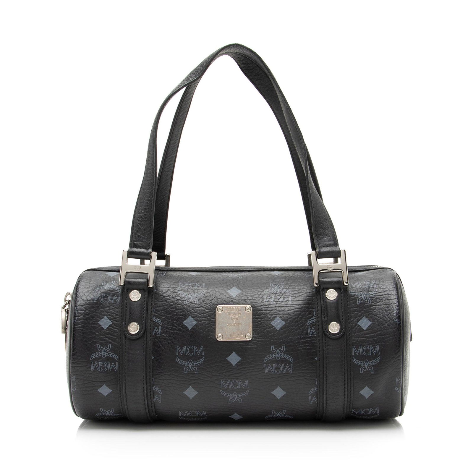 Mcm barrel hotsell bag