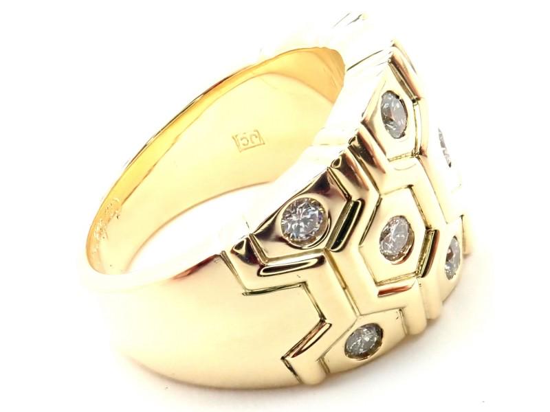 Rare! Authentic Cartier London 18k Yellow Gold Diamond Beehive Band Ring Cert: Rare! Authentic Cartier London 18k Yellow Gold Diamond Beehive Band Ring Cert RBJ no: 174631625382-E Brand: Cartier Condition: Pre-Owned Metal: yellow gold Stone: Diamond Model: 174631625382-E