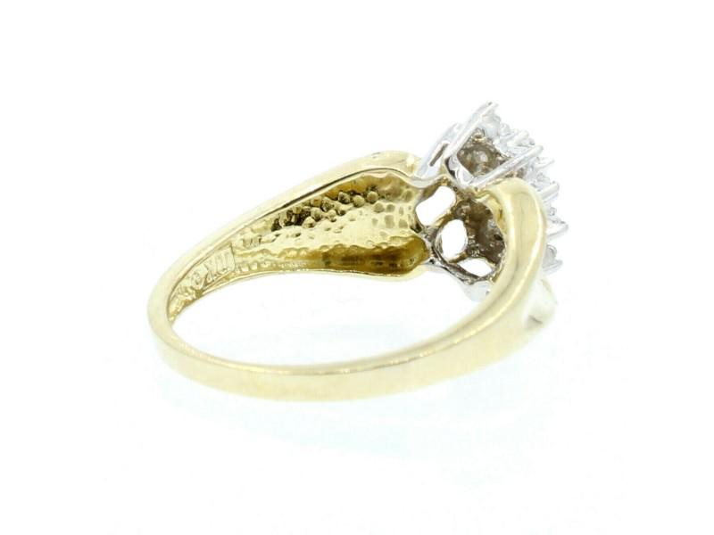 10k sun 2024 diamond ring