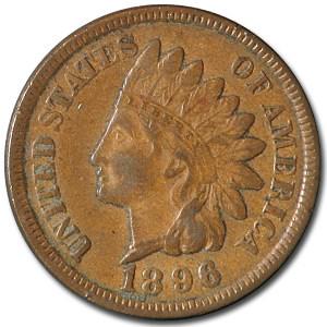 1896 Indian Head Cent XF: 1896 Indian Head Cent XF SKU: 34521 Year: 1896 Grade: Extra Fine Grade Service: None Denomination: $0.01 Mint Mark: P - Philadelphia (Not Shown) Metal Content: 0 troy oz Purity: