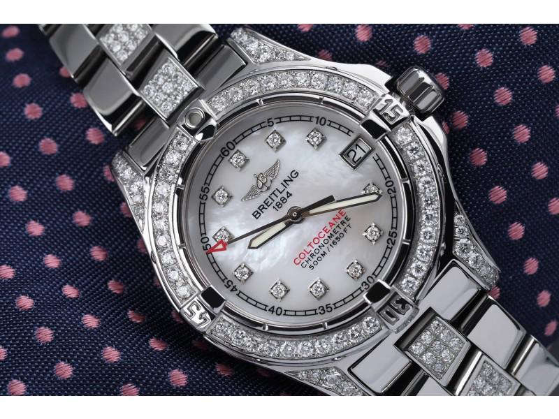 Breitling colt lady diamond cheap