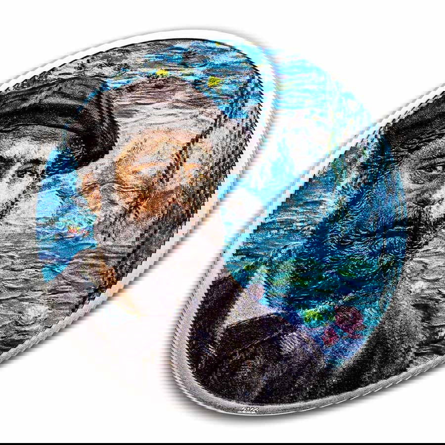 2023 Cook Islands 2 Oz Silver Masters Of Art Claude Auction