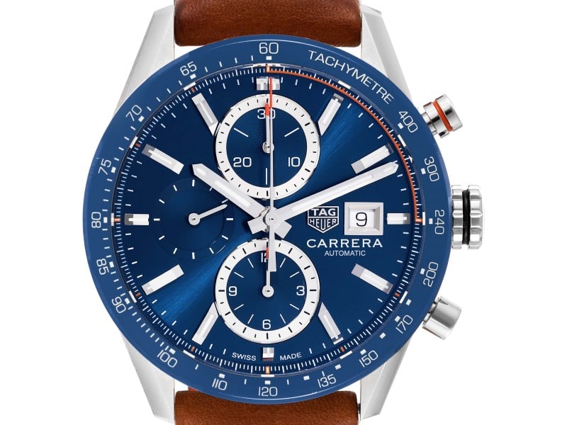 Tag Heuer Carrera Calibre 16 Chronograph Steel Mens Watch: Tag Heuer Carrera Calibre 16 Chronograph Steel Mens Watch Product Code: 54861-34CB0 Brand: Tag Heuer Condition: Pre-Owned Tag Heuer Carrera Calibre 16 Chronograph Steel Mens Watch Automaticself-windin