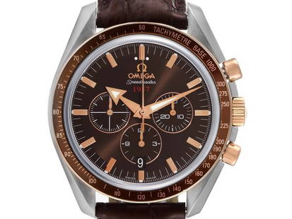 Omega Speedmaster Broad Arrow 1957 Steel Rose Gold Mens Watch: Omega Speedmaster Broad Arrow 1957 Steel Rose Gold Mens Watch Product Code: 51106-34CB0 Brand: Omega Condition: Pre-Owned Omega Speedmaster Broad Arrow 1957 Steel Rose Gold Mens WatchOfficially certif