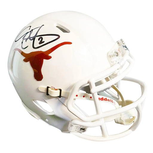 Eric Metcalf Signed Texas Longhorn Speed Mini Replica Football Helmet (jsa)