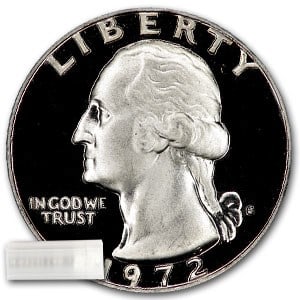 1972-S Washington Quarter 40-Coin Roll Proof: 1972-S Washington Quarter 40-Coin Roll Proof Product ID: 38511 Year: 1972 Grade: Proof Grade Service: None Denomination: 25 Cents Mint Mark: S - San Francisco Metal Content: 0 troy oz