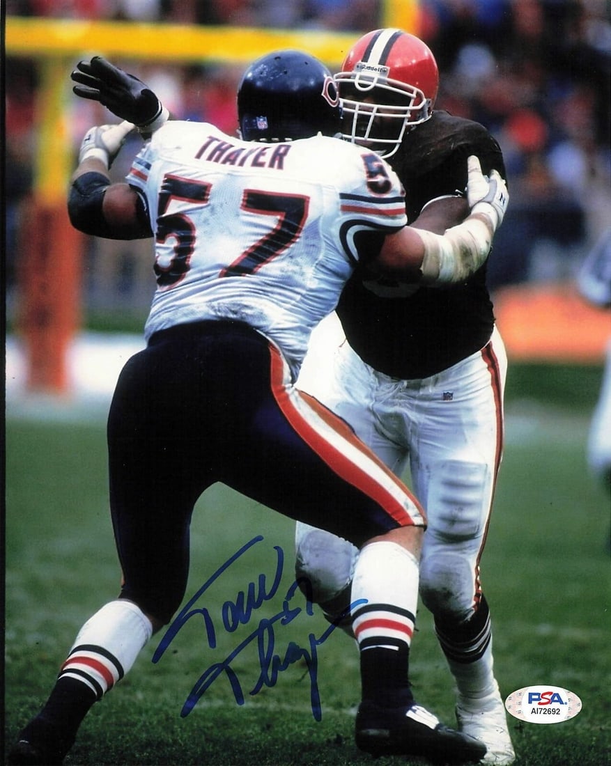 Tom Thayer Signed 8x10 photo PSA/DNA Chicago Bears Autographed: Tom Thayer Signed 8x10 photo PSA/DNA Chicago Bears Autographed Tom Thayer Signed 8x10 photo PSA/DNA Chicago Bears Autographed RBJ no: 7258389741656