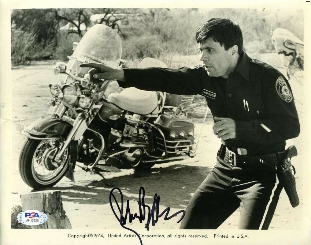 robert blake PSA DNA COA hand signed 8x10 electra glide in blue photo autograph: robert blake PSA DNA COA hand signed 8x10 electra glide in blue photo autograph Robert Blake PSA DNA Coa Hand Signed 8x10 Electra Glide in Blue Photo Autograph RBJ no: 7422177247320
