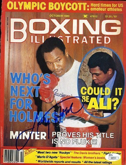 larry holmes JSA signed magazine cover autograph authentic: larry holmes JSA signed magazine cover autograph authentic Larry Holmes Jsa Signed Magazine Cover Autograph Authentic RBJ no: 7420831105112