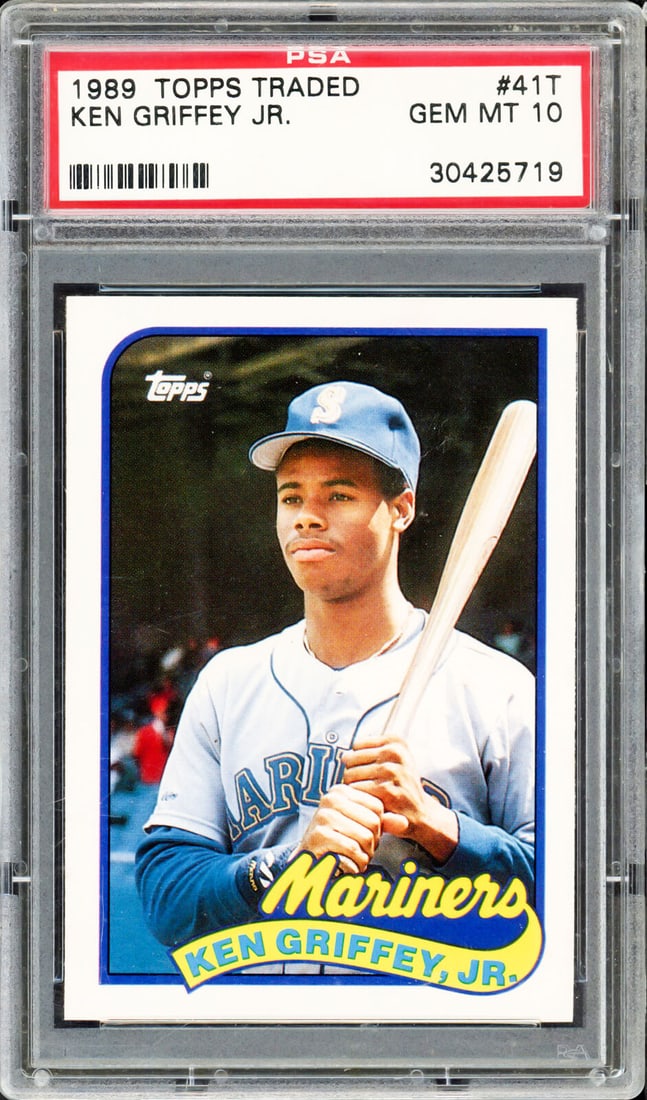Ken Griffey Jr. 1989 Topps Traded Card #41T Seattle Mariners PSA 10 #30425719: Ken Griffey Jr. 1989 Topps Traded Card #41T Seattle Mariners PSA 10 #30425719 Ken Griffey Jr. 1989 Topps Traded Card #41T Seattle Mariners PSA 10 #30425719 RBJ no: 7355373682776