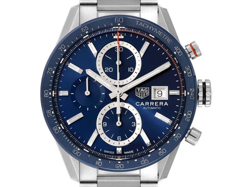 Tag Heuer Carrera Calibre 16 Chronograph Steel Mens Watch Cbm2112