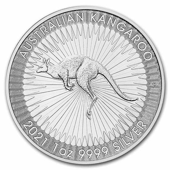 2021 Australia 1 oz Silver Kangaroo BU: 2021 Australia 1 oz Silver Kangaroo BU Product ID: 217723 Year: 2021 Grade: Brilliant Unc Grade Service: None Denomination: 1 Dollar Mint Mark: P - Perth Metal Content: 1 troy oz