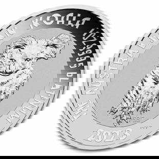 2023 Australia 1 oz Platinum Koala 35th Anniversary BU: 2023 Australia 1 oz Platinum Koala 35th Anniversary BU Product ID: 285537 Year: 2023 Grade: Brilliant Unc Grade Service: None Denomination: 100 Dollars Mint Mark: P - Perth Metal Content:
