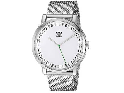 Adidas mens District M2: Adidas mens District M2 Product Code: Z22-3244-39B2A Condition: Never-Worn Stainless steel case, Stainless steel bracelet, White dial, Quartz movement, Scratch resistant mineral , Water resistant up t