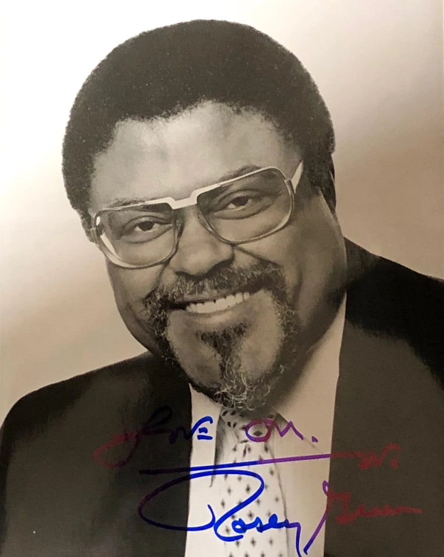Rosey Grier Autographed 8x10 Photo Los Angeles Rams Auction