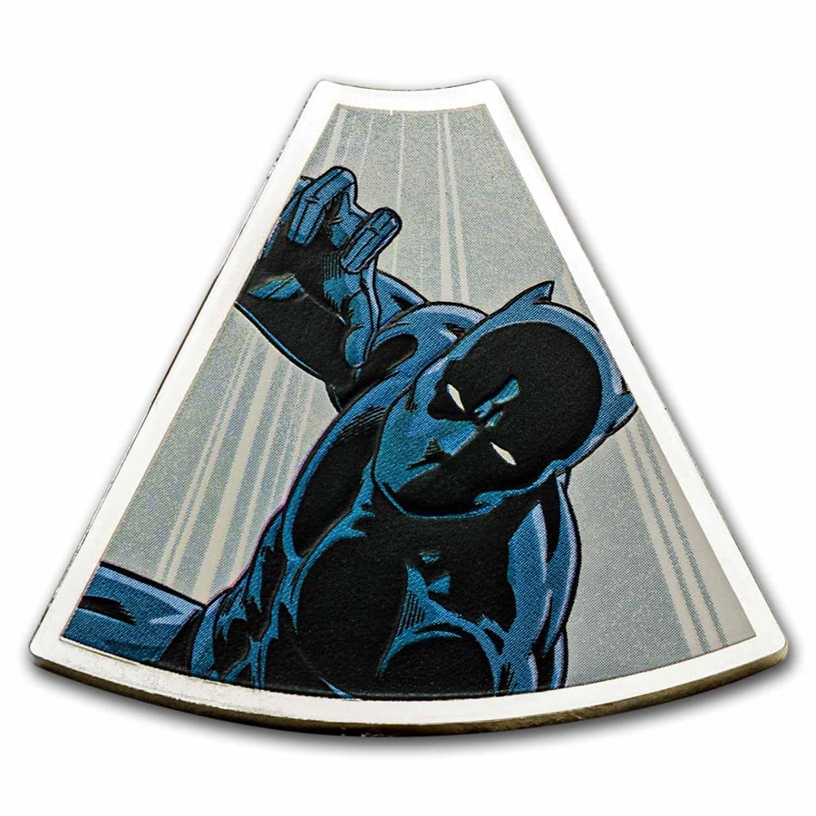 2023 Niue 1 oz Silver Avengers 60th Collection: Black Panther: 2023 Niue 1 oz Silver Avengers 60th Collection: Black Panther Product ID: 280893 Year: 2023 Grade: Proof Grade Service: None Denomination: 10 Dollars Mint Mark: Not Shown Metal Content: 1