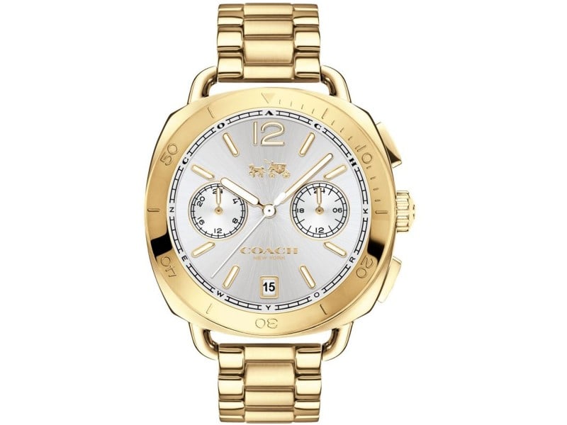 Coach womens Tatum: Coach womens Tatum Product Code: 14502603-39B2A Brand: Coach Condition: Never Worn Stainless steel case, Stainless steel bracelet, Silver dial, Quartz movement, Scratch resistant mineral, Water resist