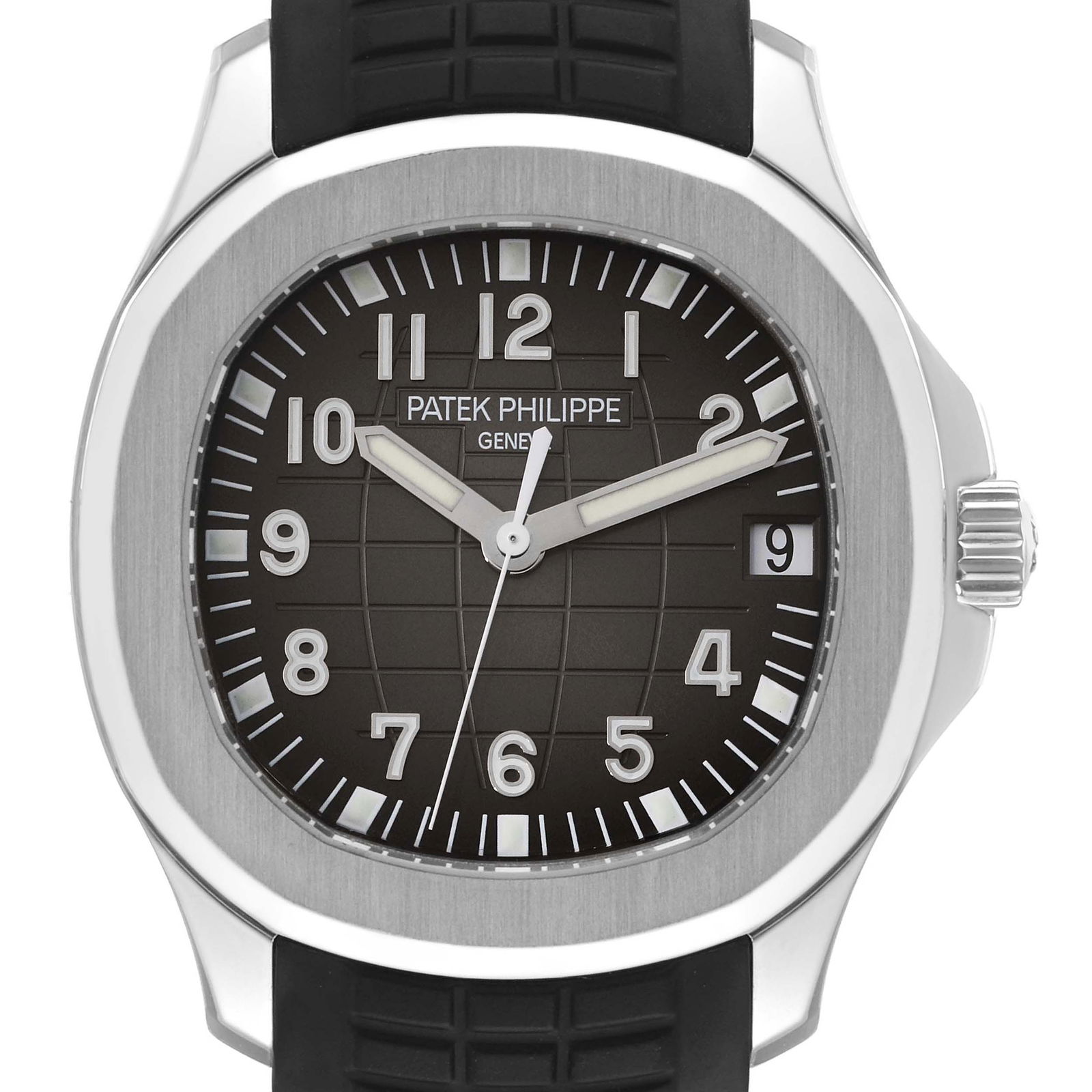 Patek Philippe Aquanaut Steel Rubber Strap Mens: Patek Philippe Aquanaut Steel Rubber Strap Mens Stock Number: RBJ53922 Brand: Patek Philippe Model Name: Patek Philippe Aquanaut Steel Rubber Strap Mens Watch 5165A Box Papers Model Number: 5165A-001