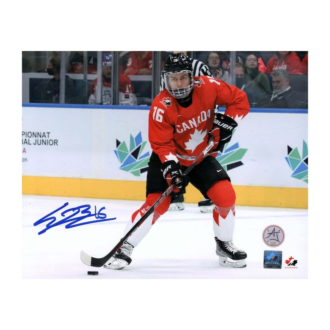 connor bedard signed team canada world jr 8x10 photo: connor bedard signed team canada world jr 8x10 photo Connor Bedard Signed Team Canada World Jr 8x10 Photo SKU no: RBJ7463269007448