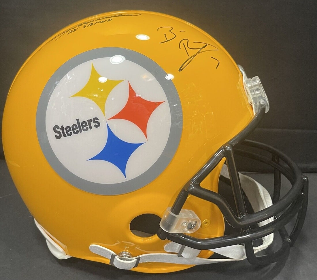 Terry Bradshaw Ben Roethlisberger Steelers Signed Proline Helmet BAS Fanatics: Terry Bradshaw Ben Roethlisberger Steelers Signed Proline Helmet BAS Fanatics Terry Bradshaw Ben Roethlisberger Steelers Signed Proline Helmet BAS Fanatics SKU no: RBJ7365339906136