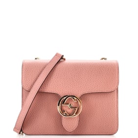 Gucci Interlocking Shoulder Bag (Outlet) Leather Small