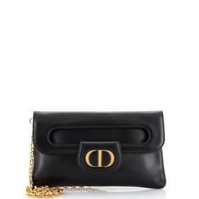 Christian Dior DiorDouble Chain Bag Leather Medium