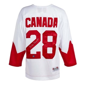 Bobby Clarke Team Canada Autographed 1972 Summit Series Jersey