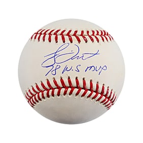 bucky dent new york yankees autographed signed 78 WS MVP omlb ball