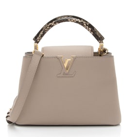Louis Vuitton Taurillon Leather Python Capucines BB Bag