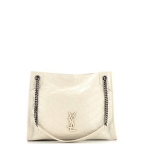 Saint Laurent Niki Shopping Tote Matelasse Chevron Leather Medium