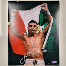 Jaime Munguia signed 11x14 photo boxing autograph  Beckett BAS Holo