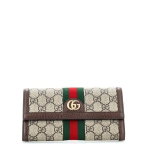 Gucci Ophidia Continental Wallet GG Coated Canvas