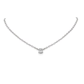 2.01 ctw Cushion Diamond Necklace 18K White Gold