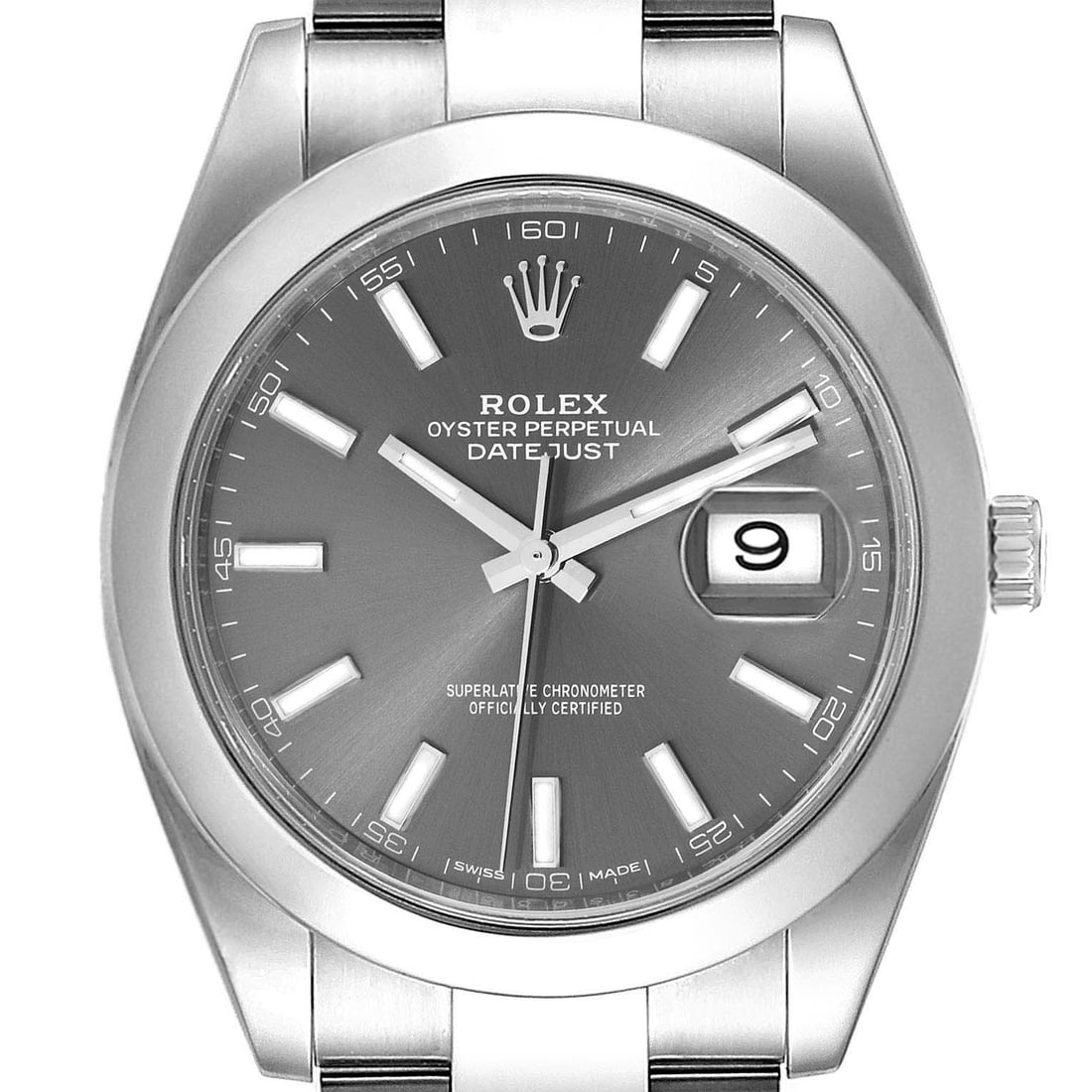 Rolex Datejust 41 Grey Dial Domed Bezel Steel Mens Watch 126300 Box Card: Rolex Datejust 41 Grey Dial Domed Bezel Steel Mens Watch 126300 Box Card Stock Number: 43305 Brand: Rolex Model Name: Rolex Datejust 41 Grey Dial Domed Bezel Steel Mens Watch 126300 Box Card Model Num