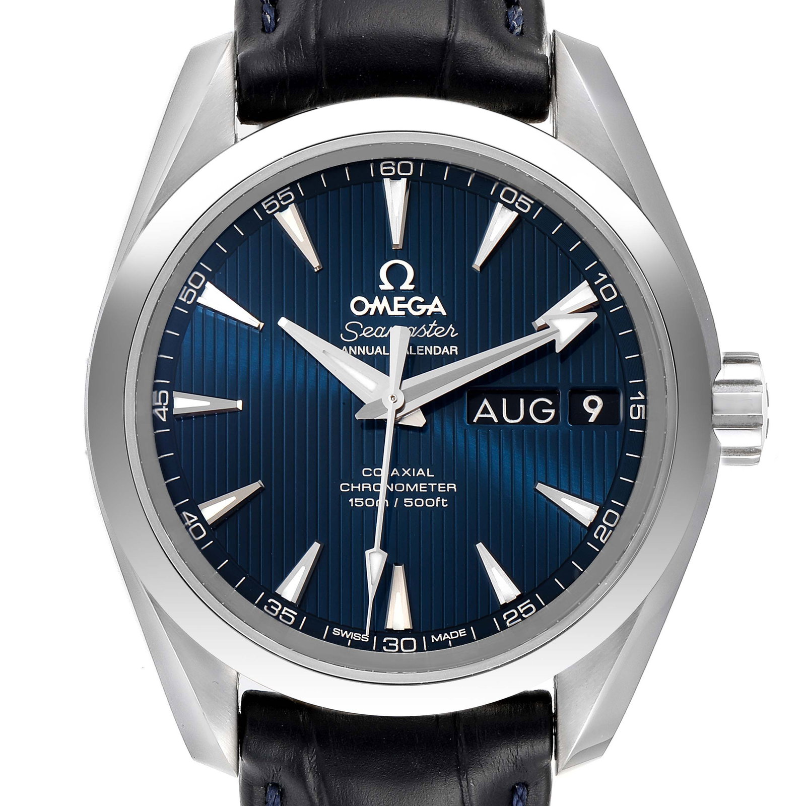 Omega Seamaster Aqua Terra Annual Calendar Watch 231.13.39.22.03.001 Card: Omega Seamaster Aqua Terra Annual Calendar Watch 231.13.39.22.03.001 Card Stock Number: 36348 Brand: Omega Model Name: Omega Seamaster Aqua Terra Annual Calendar Watch 231.13.39.22.03.001 Card Model N