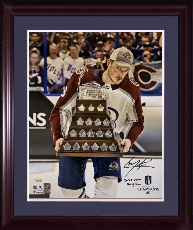 Cale Makar Conn Smythe SC Avalanche Signed 16x20 Photo Framed Auto Fanatics COA: Cale Makar Conn Smythe SC Avalanche Signed 16x20 Photo Framed Auto Fanatics COA Cale Makar Conn Smythe SC Avalanche Signed 16x20 Photo Framed Auto Fanatics COA SKU no: RBJ7347111100504