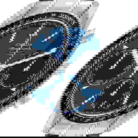 Omega Speedmaster Racing Blue Dial Auction