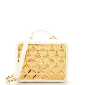 Chanel Golden Plate Vanity Case