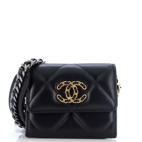 Chanel 19 Card Holder on
