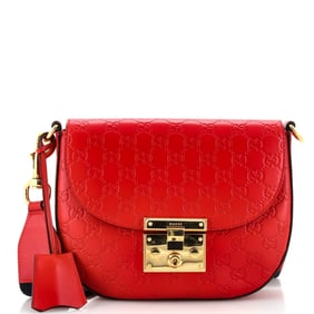 Gucci Padlock Saddle Shoulder Bag