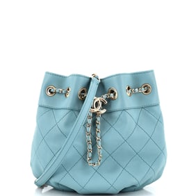 Chanel CC Chain Drawstring Bucket