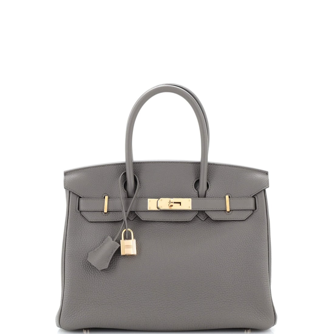Hermes Birkin Handbag Grey Togo