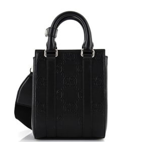Gucci Vertical Tote GG Embossed