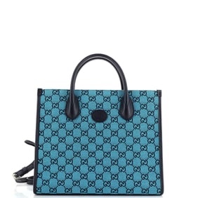 Gucci Structured Top Handle Open