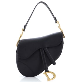 Christian Dior Saddle Handbag Leather